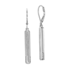 Fashionable Long Bar Lab Grown Diamond Earring (0.06 ct)