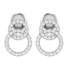 Interlink Hoops Full Circle Lab Diamond Earring (0.34 ct)